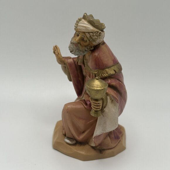 Fontanini GASPAR Wiseman 5" Heirloom Nativity Figure 72515 Italy 1992 - Picture 6 of 13